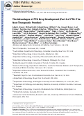 Cover page: The advantages of frontotemporal degeneration drug development (part 2 of frontotemporal degeneration: The next therapeutic frontier)