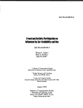 Cover page: Travel and Activity Participation as Influenced by Car Availability and Use