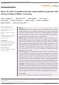 Cover page: Phase 1b study of galunisertib and ramucirumab in patients with advanced hepatocellular carcinoma