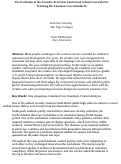 Cover page: The Exclusion of the Creative Arts from Contracted School Curricula  for Teaching the Common Core Standards