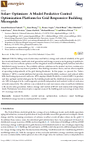 Cover page: Model predictive control for demand flexibility: Real-world operation of a commercial building with photovoltaic and battery systems