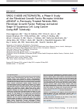 Cover page: SWOG S1400D (NCT02965378), a Phase II Study of&nbsp;the Fibroblast Growth Factor Receptor Inhibitor AZD4547 in Previously Treated Patients With Fibroblast Growth Factor Pathway–Activated Stage&nbsp;IV Squamous Cell Lung Cancer (Lung-MAP&nbsp;Substudy)