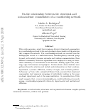 Cover page: On the relationship between the structural and socioacademic communities of an interdisciplinary coauthorship network