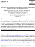 Cover page: Self-Predictions of Prospective Memory in HIV-Associated Neurocognitive Disorders: Evidence of a Metamemory Deficit