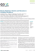 Cover page: Disease Resistance Genetics and Genomics in Octoploid Strawberry