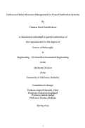 Cover page: Carbon and Water Resource Management for Water Distribution Systems