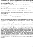 Cover page: Experimental and numerical investigation of proppant embedment and conductivity reduction within a fracture in the Caney Shale, Southern Oklahoma, USA