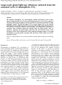 Cover page: Large-scale plant light-use efficiency inferred from the seasonal cycle of atmospheric CO2