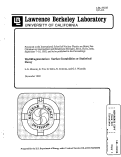 Cover page: Multifragmentation: Surface Instabilities or Statistical Decay?