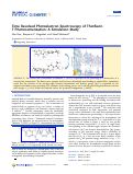 Cover page: Time Resolved Photoelectron Spectroscopy of Thioflavin T Photoisomerization: A Simulation Study