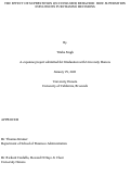 Cover page: The Effect of Superstition on Consumer Behavior: How Superstition Influences Purchasing Decision