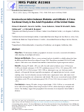 Cover page: Inverse association between diabetes and altitude: A cross‐sectional study in the adult population of the United States