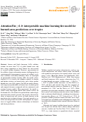 Cover page: AttentionFire_v1.0: interpretable machine learning fire model for burned-area predictions over tropics