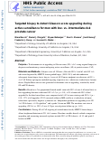 Cover page: Targeted Biopsy to Detect Gleason Score Upgrading during Active Surveillance for Men with Low versus Intermediate Risk Prostate Cancer