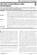 Cover page: The Cost of Surveillance After Urethroplasty