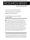 Cover page: The Human Capital Ecosystem Underlying the PLA’s Network Weapons Development