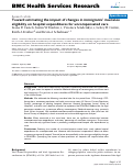 Cover page: Toward estimating the impact of changes in immigrants' insurance eligibility on hospital expenditures for uncompensated care