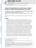 Cover page: Triphenyl phosphate-induced pericardial edema in zebrafish embryos is reversible following depuration in clean water.