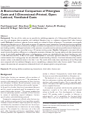 Cover page: A Biomechanical Comparison of Fiberglass Casts and 3-Dimensional-Printed, Open-Latticed, Ventilated Casts.