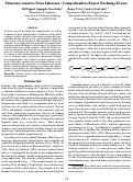 Cover page: Structure-sensitive Noise Inference: Comprehenders Expect Exchange Errors