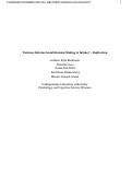 Cover page: ‘Fairness Informs Social Decision Making in Infancy’ - Replication