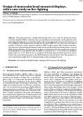 Cover page: Design of monocular head-mounted displays, with a case study on fire-fighting