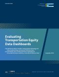 Cover page of Evaluating Transportation Equity Data Dashboards