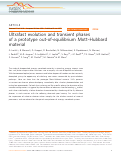 Cover page: Ultrafast evolution and transient phases of a prototype out-of-equilibrium Mott–Hubbard material