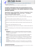 Cover page: Evaluation of the National Task Group‐Early Detection Screen for Dementia: Sensitivity to ‘mild cognitive impairment’ in adults with Down syndrome