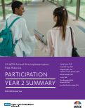 Cover page: CA MTSS Pilot Phase 2A Participation Year 2 Summary