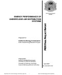 Cover page: Energy performance of underfloor air distribution systems