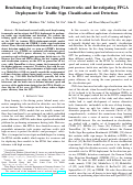 Cover page of Benchmarking Deep Learning Frameworks and Investigating FPGA Deployment for Traffic Sign Classification and Detection