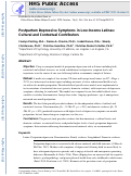 Cover page: Postpartum Depressive Symptoms in Low-Income Latinas: Cultural and Contextual Contributors