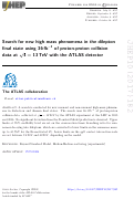 Cover page: Search for new high-mass phenomena in the dilepton final state using 36 fb−1 of proton-proton collision data at s=13 TeV with the ATLAS detector