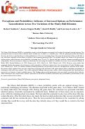 Cover page: Perceptions and Probabilities: Influence of Increased Options on Performance Generalization Across Two Variations of the Monty Hall Dilemma