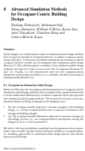 Cover page: Advanced Simulation Methods for Occupant-Centric Building Design