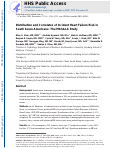 Cover page: Distribution and Correlates of Incident Heart Failure Risk in South Asian Americans: The MASALA Study