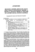 Cover page: Religion, Gender, Sexuality, Race and Class in Coalitional Theory: A Critical and Self-Critical Analysis of LatCrit Social Justice Agendas