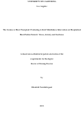 Cover page: The Journey to Heart Transplant: Evaluating A Brief Mindfulness Intervention on Hospitalized Heart Failure Patients’ Stress, Anxiety and Resilience