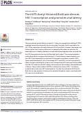 Cover page: The KAT5-Acetyl-Histone4-Brd4 axis silences HIV-1 transcription and promotes viral latency