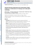 Cover page: Using the electronic medical record to refer women taking category D or X medications for teratogen and contraceptive counseling