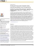 Cover page: Probing the Association between Early Evolutionary Markers and Schizophrenia