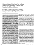 Cover page: Effects of dietary wheat bran fiber on rectal epithelial cell proliferation in patients with resection for colorectal cancers.