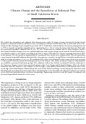 Cover page of Climate Change and the Episodicity of Sediment Flux of Small California Rivers