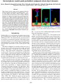 Cover page: Probabilistic internal physics models guide judgments about object dynamics