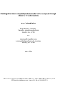 Cover page: Building Structural Complexity in Semiconductor Nanocrystals through Chemical Transformations