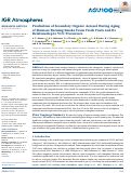 Cover page: Production of Secondary Organic Aerosol During Aging of Biomass Burning Smoke From Fresh Fuels and Its Relationship to VOC Precursors