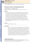 Cover page: Reward processing in neurodegenerative disease