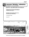 Cover page: Hydrologic Characterization of Four Cores from the Geysers Coring Project