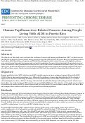 Cover page: Human Papillomavirus-Related Cancers Among People Living With AIDS in Puerto Rico